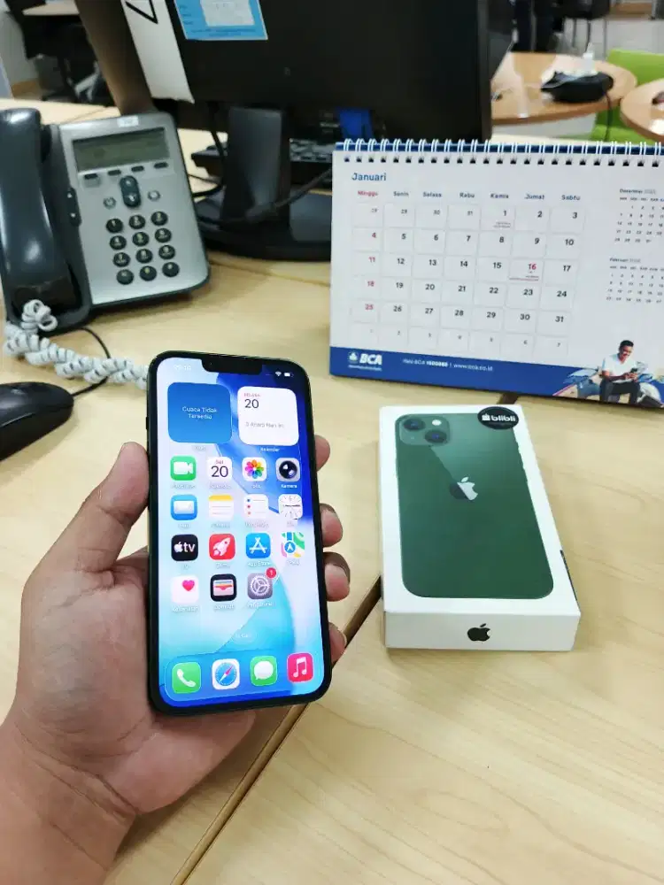 Iphone 13 blibli 128gb. Fullset