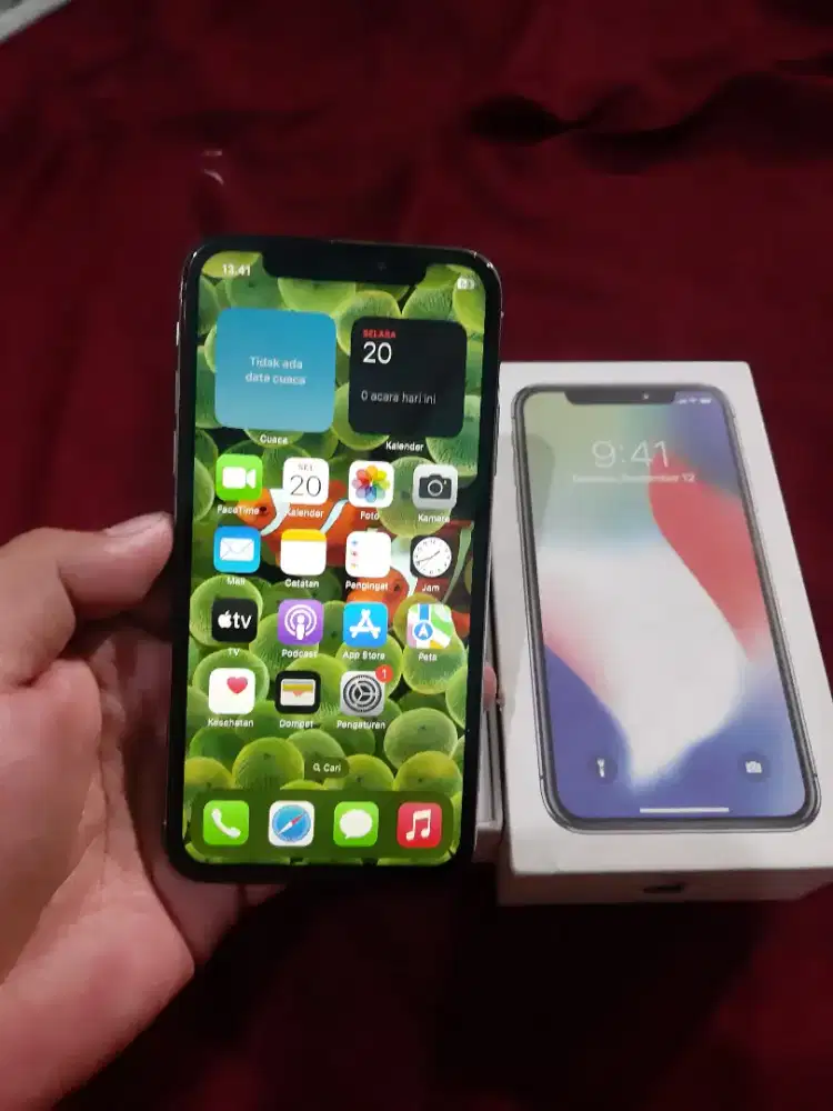 Iphone x 256gb inter fullset