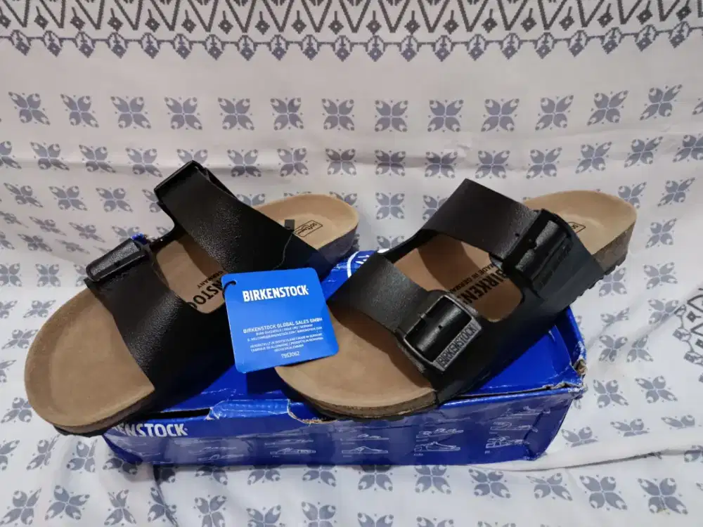 Birkenstock Arizona Black Ori Murah