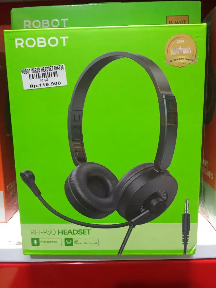 ROBOT WIRED HEADSET RH-P30