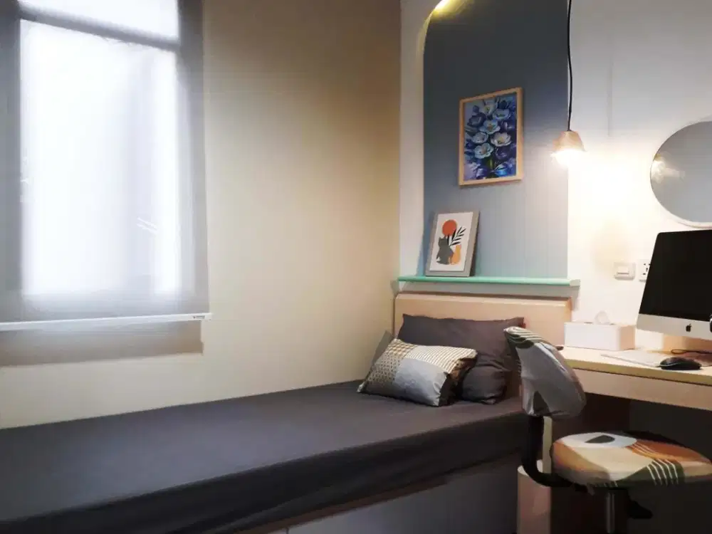 Homestay / Kost dgn Parkir Mobil, Full Interior, AC, Wi-Fi @ Slipi, Kemanggisan & Tomang