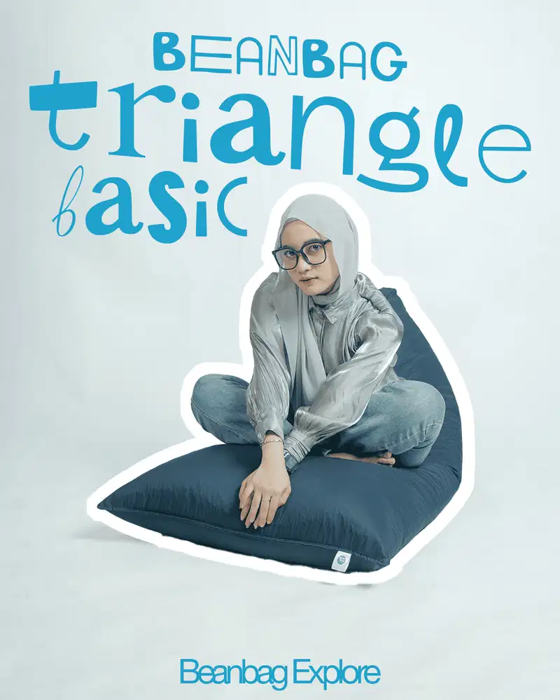 Bean Bag Triangle Termasuk Isi