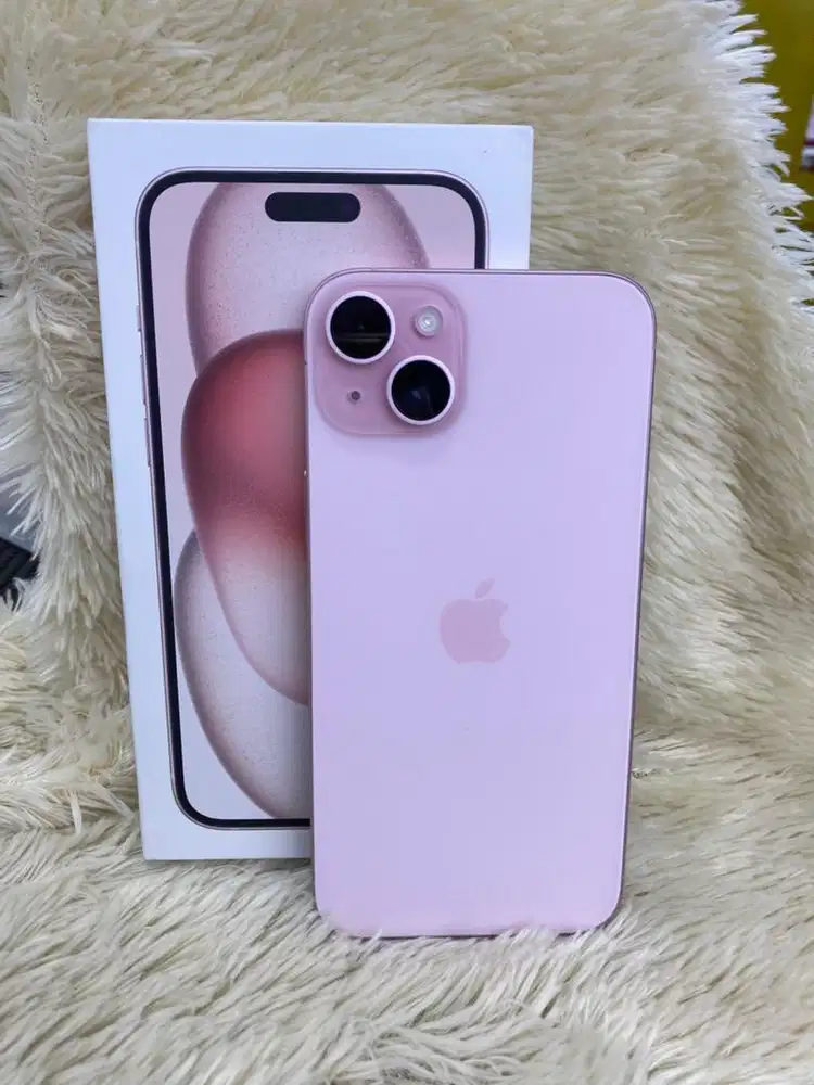 IPhone 15 Plus pink ram 256 ex resmi indonesia #3Gcom
