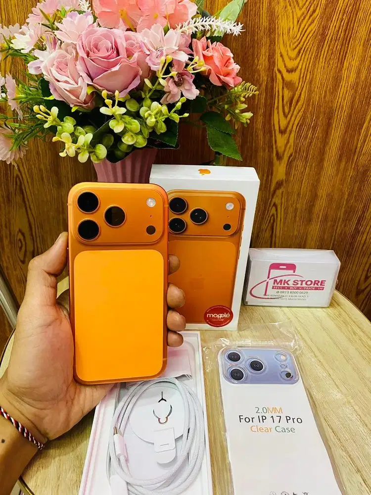 Iphone 17 pro 256gb orange garansi remsi
