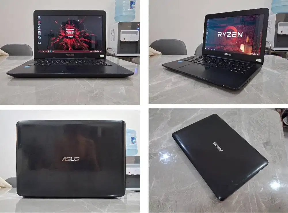 Laptop ASUS AMD A10 4Cpu Radeon R6 10Compute 4GB SSD+HDD 628GB Garansi