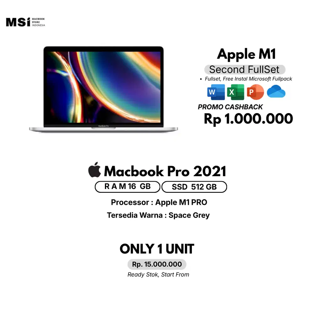 MACBOOK PRO 2021 RAM 16/512GB APPLE M1 PRO