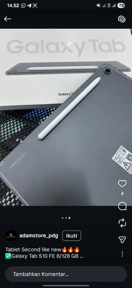 Samsung Galaxy Tab S10 FE Erafone Paskal23