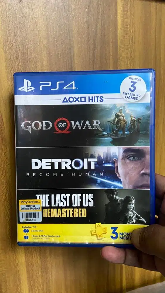 God of war & Detroit PS 4 BD