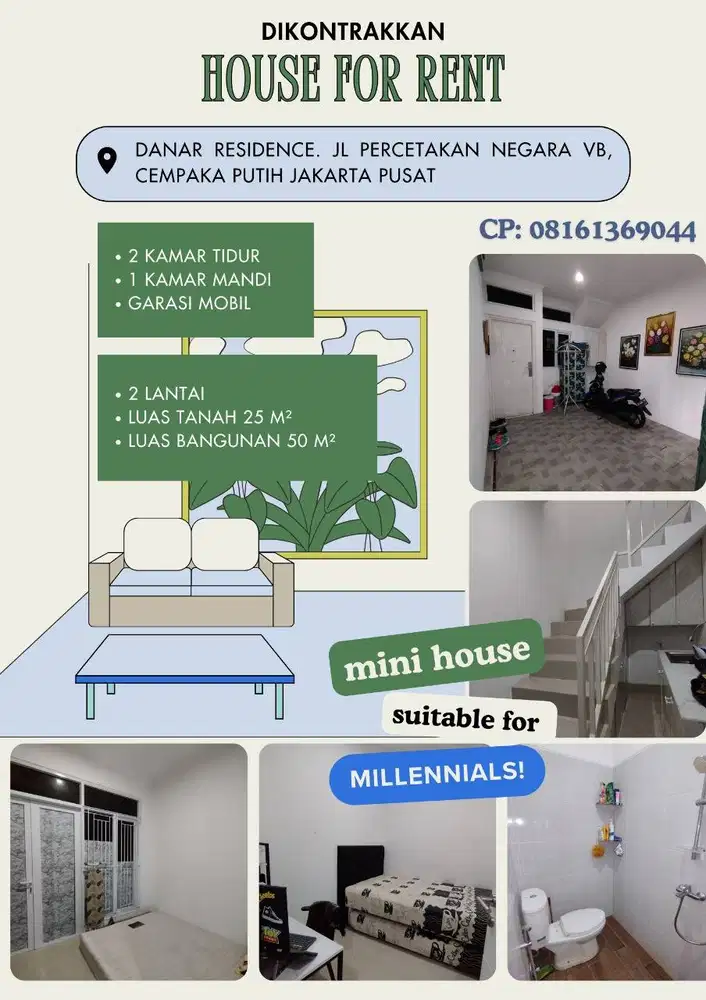 APARTHOUSE STRATEGIS GARASI MOBIL PERCETAKAN NEGARA