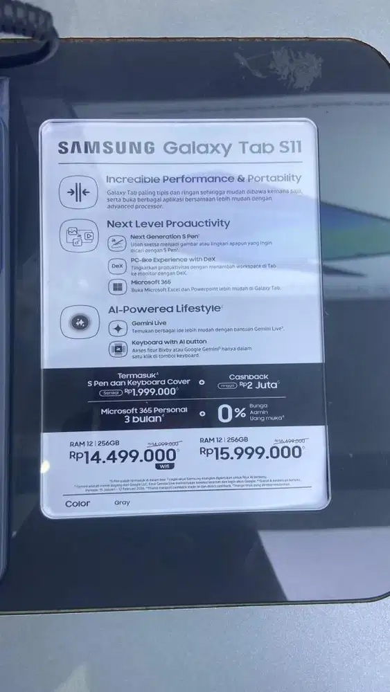 Kredit Samsung Galaxy Tab S11 by home credit