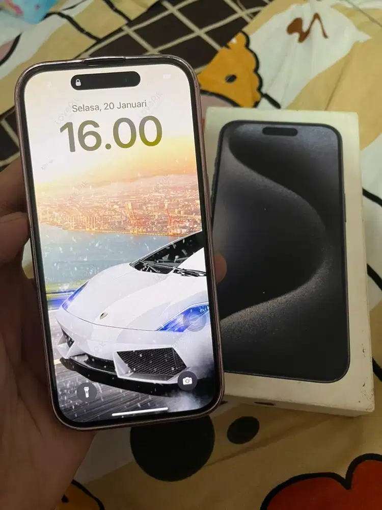 IPHONE 15 PRO IBOX ASLI FULLSET,Baca