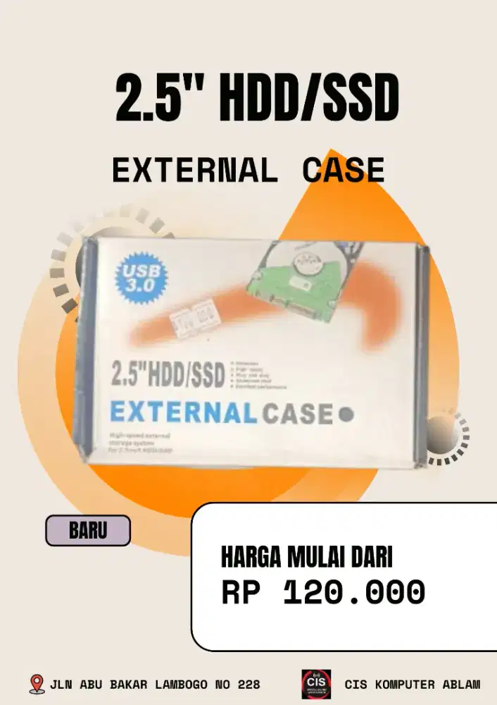 Jual External Case 2.5 HDD/SSD