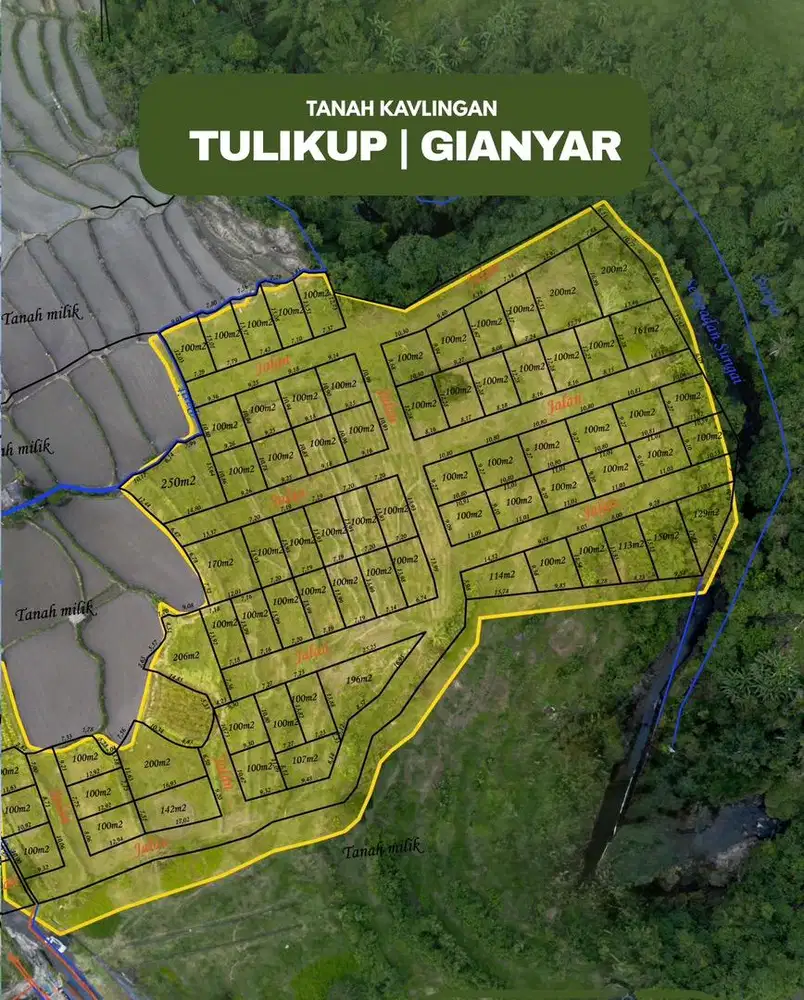 Dijual Tanah Daerah Gianyar