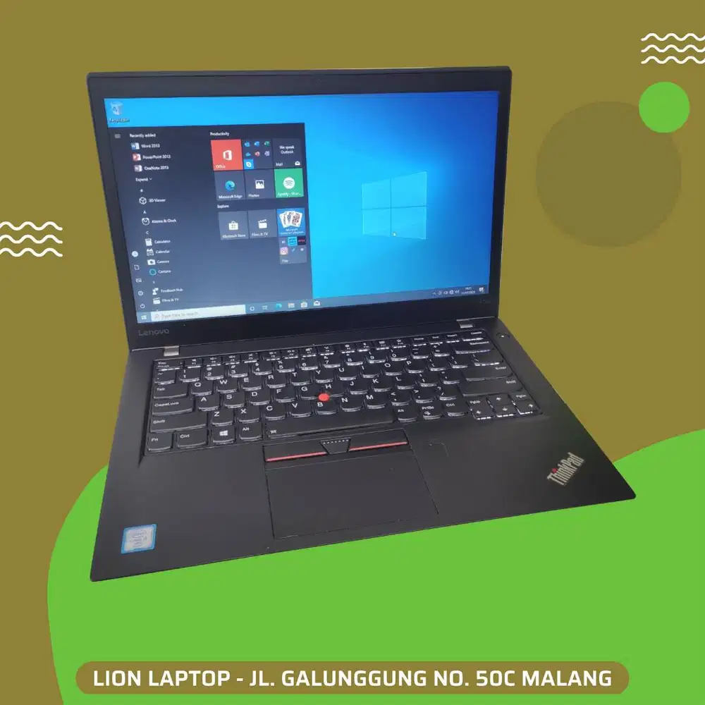 RAM 8GB SSD 256GB Core i7 SLIM Lenovo Thinkpad T470s [20|01]