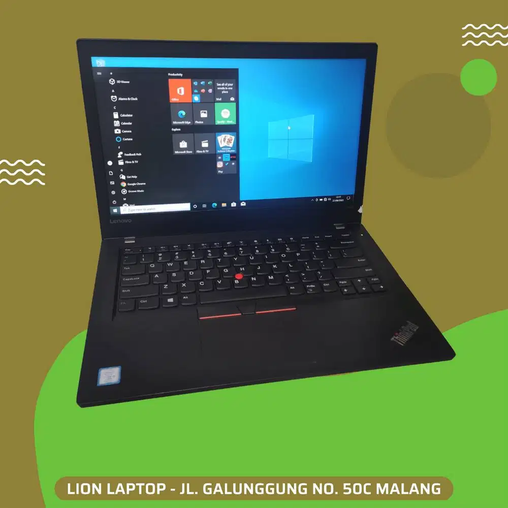 RAM 16GB Core i5 Gen7 SSD 256GB Lenovo Thinkpad T470 [20|01]