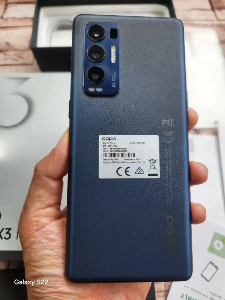 Oppo Find X3 neo 5G (Ram 12/256) imei Beacukai & Nominus