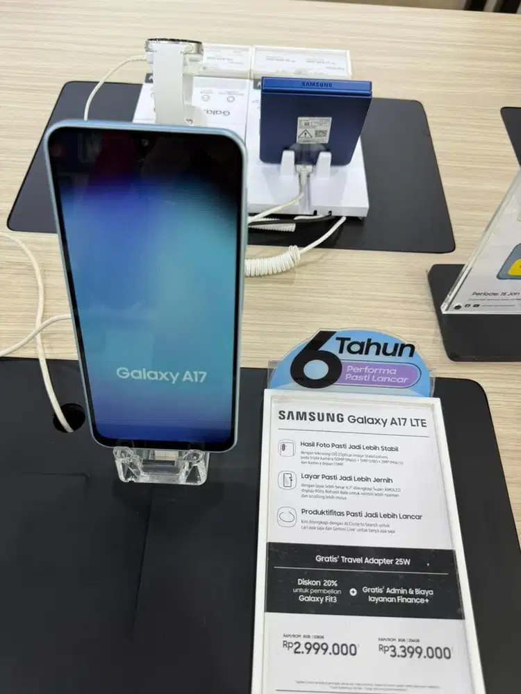 Samsung A17 256GB Promo cicilan mulai 300ribuan/bulan syarat hanya KTP
