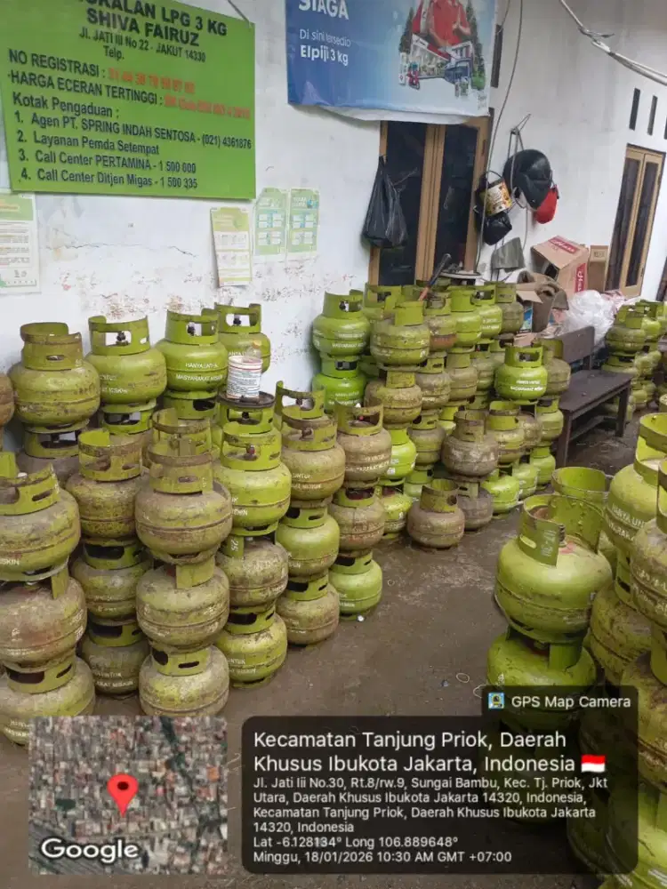 Tabung gas kosong LPG 3kg