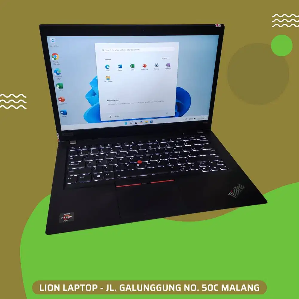 AMD Ryzen 5 PRO 3.7Ghz 8/256 VGA 2GB Lenovo Thinkpad T495s [20|01]