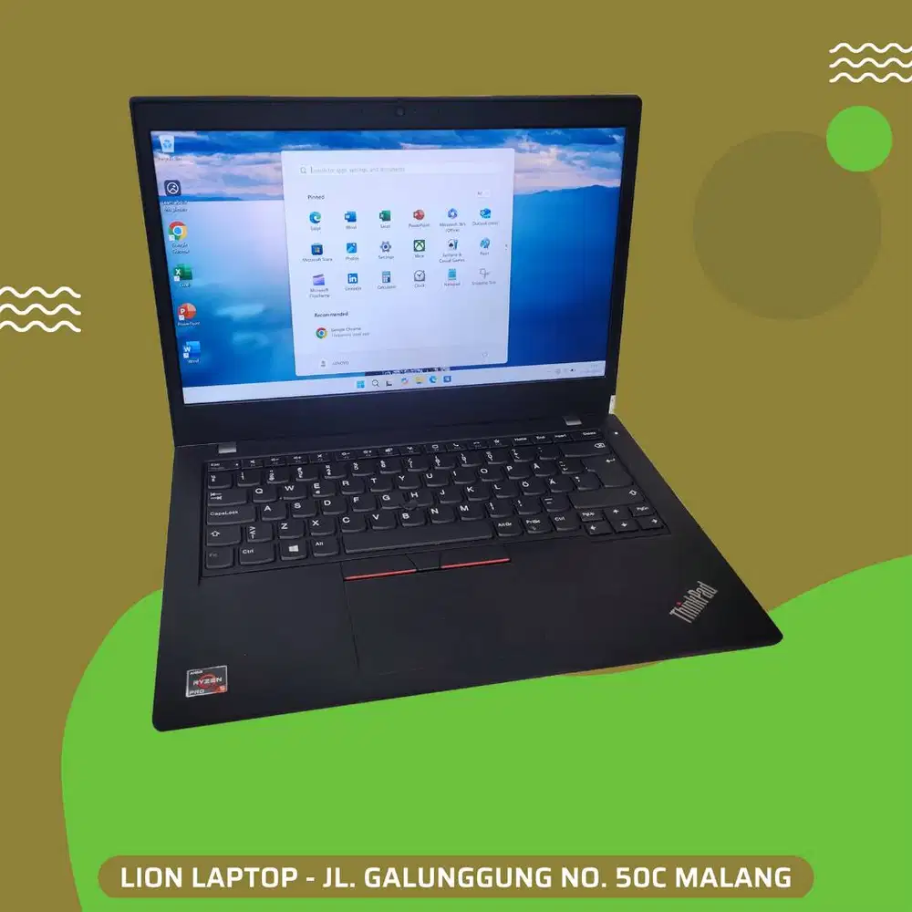 Gaming/Editing AMD Ryzen 5 PRO 8/256 MULUS Lenovo Thinkpad L14 [20|01]