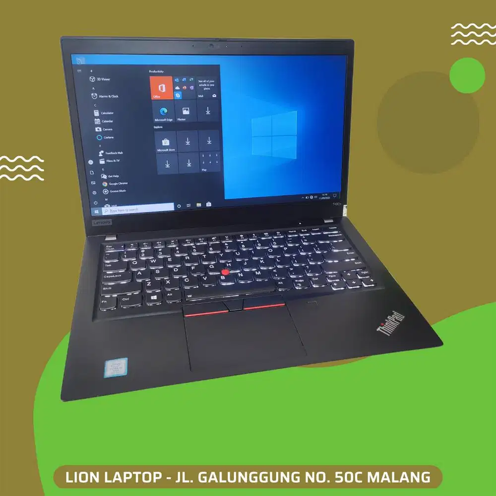 RAM 16GB SSD 512GB Core i5 Slim Lenovo Thinkpad T490s [20|01]