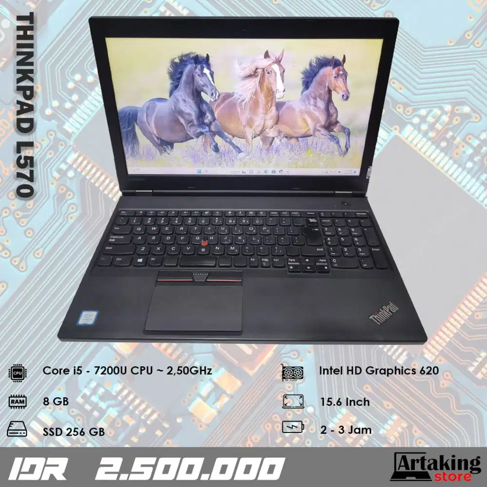 Lenovo Thinkpad L570 - Core i5 - Gen 7 th - Ram 8 GB - SSD 256 GB