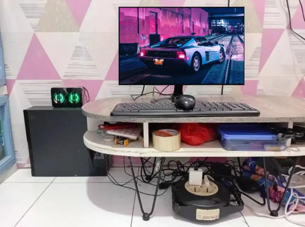 PC GAMING DESIGN + LCD + RAM 8 GB + VGA 1 GB + HD 500 GB + GAMES APP