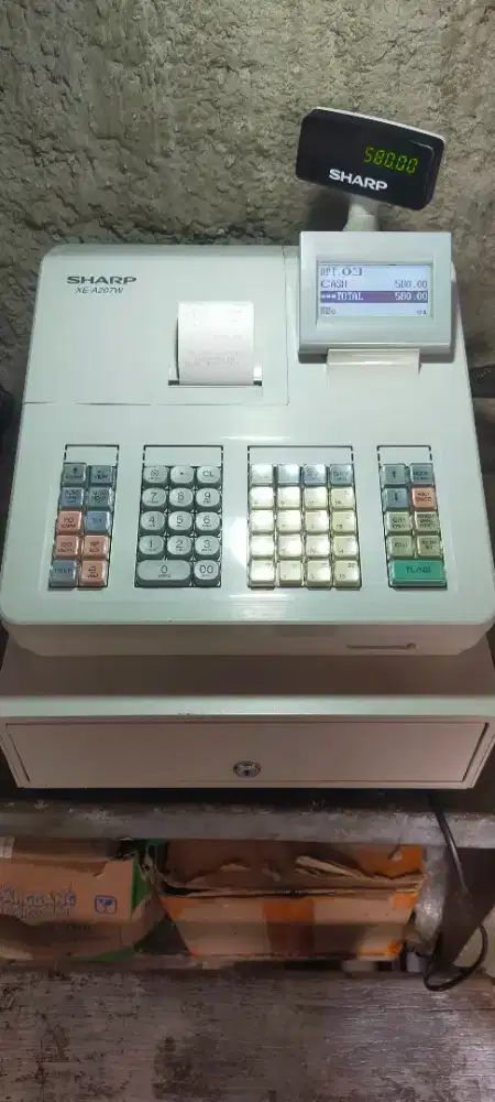 Mesin kasir Cash Register Sharp XE-A207 W