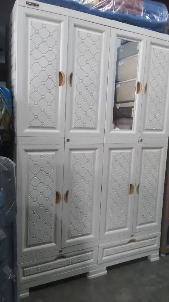 Promo lemari napoly 4 pt kwalitas tahan banjjir anti rayap hub segera