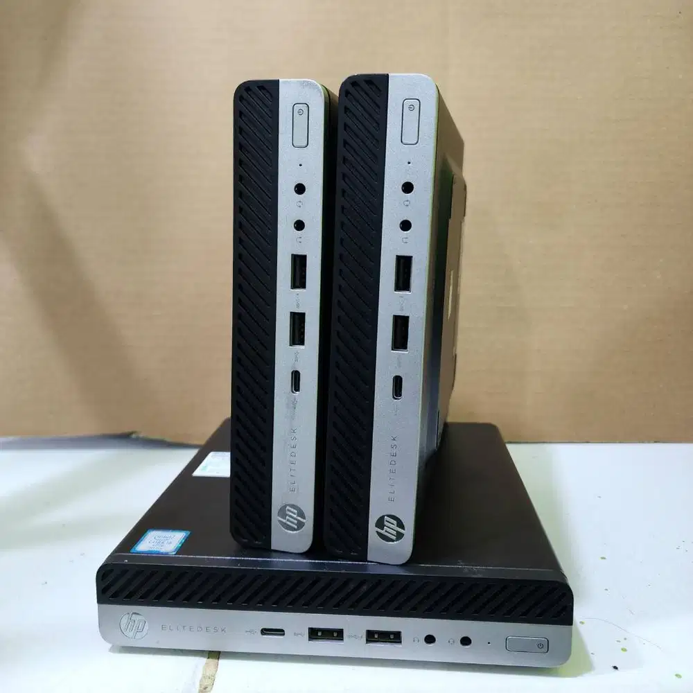HP 800 G3 Mini PC – Fullset dengan LCD, Keyboard & Mouse