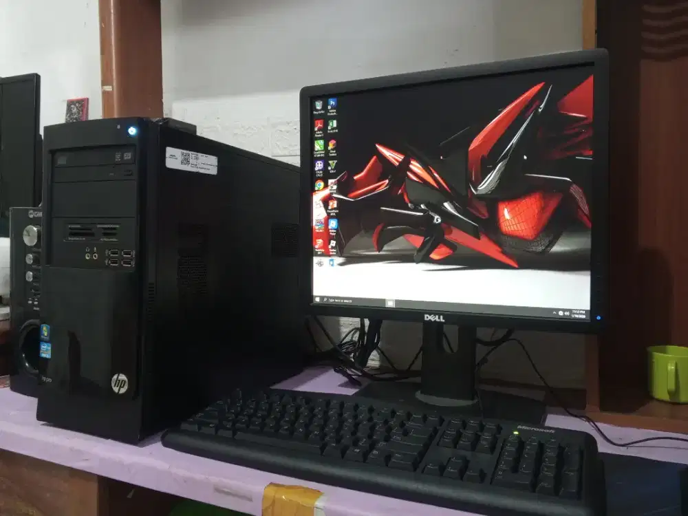 Pc gaming dan editing intel core i5 + ram 8gb + vga nvidia + Lcd 19inc
