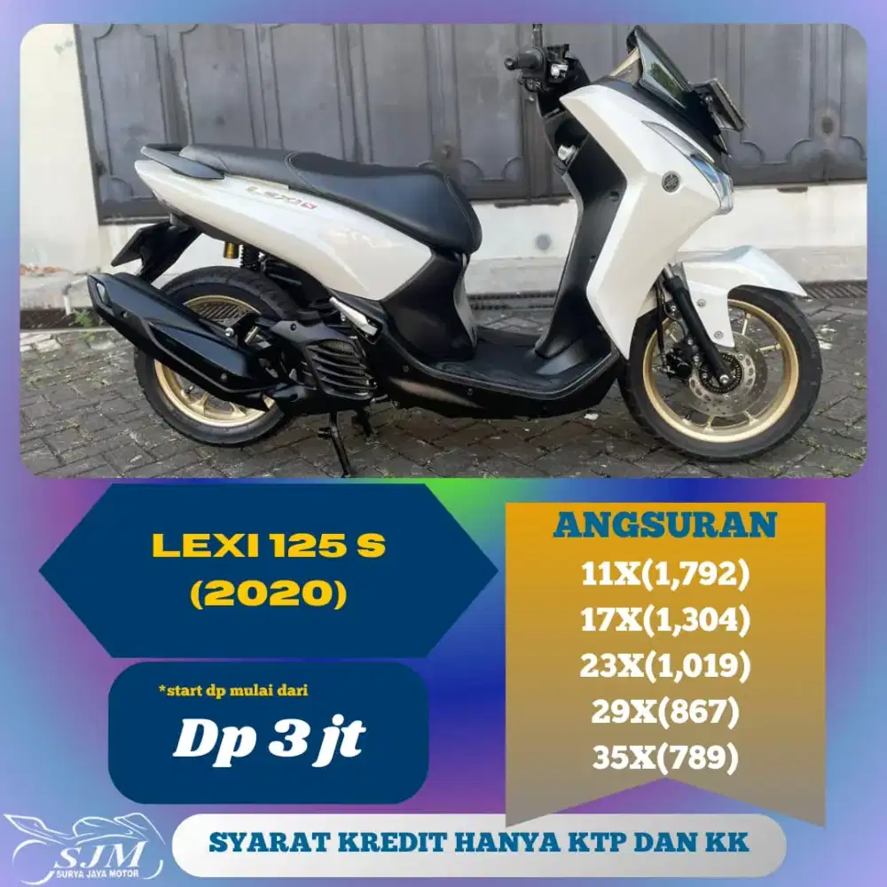 YAMAHA LEXI 125 S 2020 CASH & KREDIT