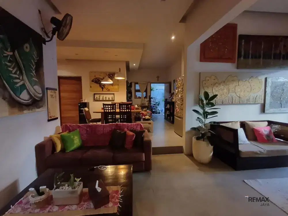 Rumah Semi Villa Full Furnished Disewakan, di Berawa Canggu Area