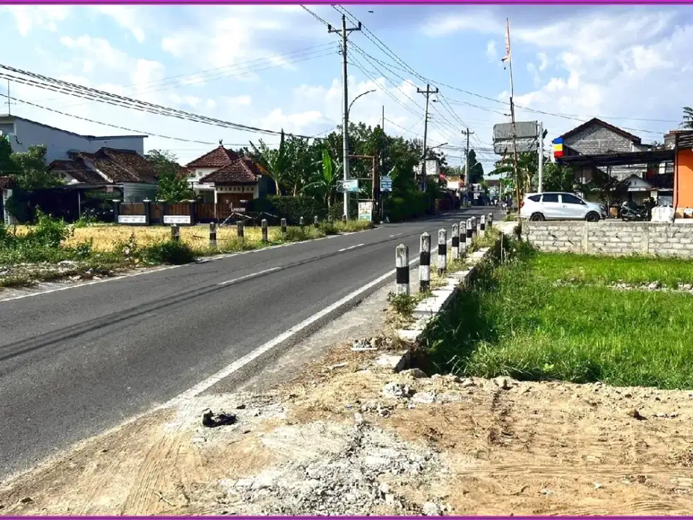 Tanah Dekat Pasar Godean di Jl. Sidokarto