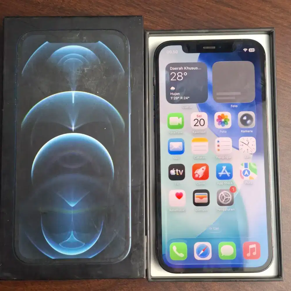 iPhone 12 PRO [ Pasific Blue ] 128GB Garansi Resmi iBox