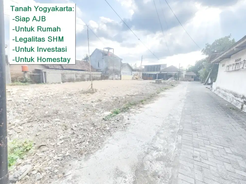 Tanah Siap AJB Jl. Kaliurang Km.10 Untuk Hunian