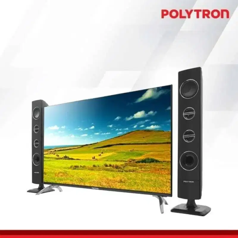 TV LED 40 inci dengan soundbar/sound tower yang mendukung TV analog