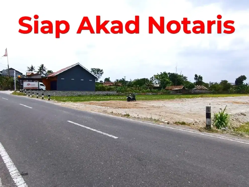 Tanah Siap AJB Godean Dekat Kampus UNJANI untuk Investasi