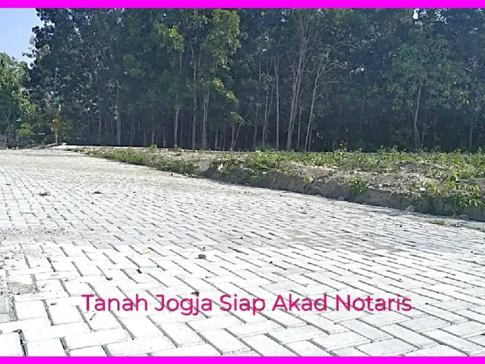 Tanah Siap AJB Gamping Sleman Legalitas SHM