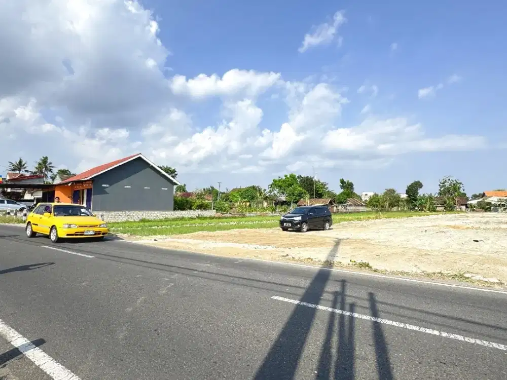 Tanah Mangku Jalan Strategis Dekat SMA N 1 Godean , Siap AJB