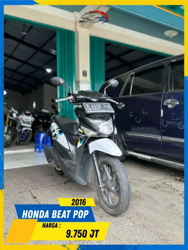 HONDA BEAT POP 2016 BEKAS RASA BARU BOSSKU HIKMAH MOTOR KEPUH MALANG