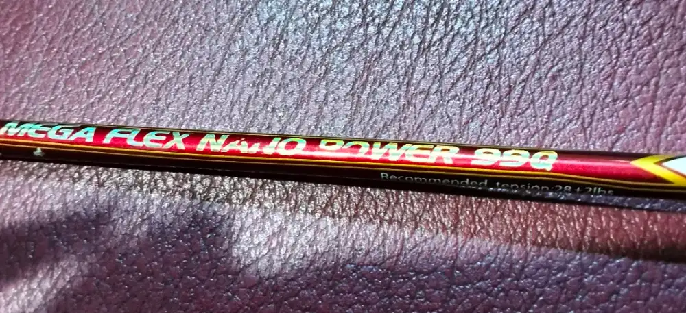 raket badminton 
TOALSON
Mega flex nano power 990
frame merah kuning