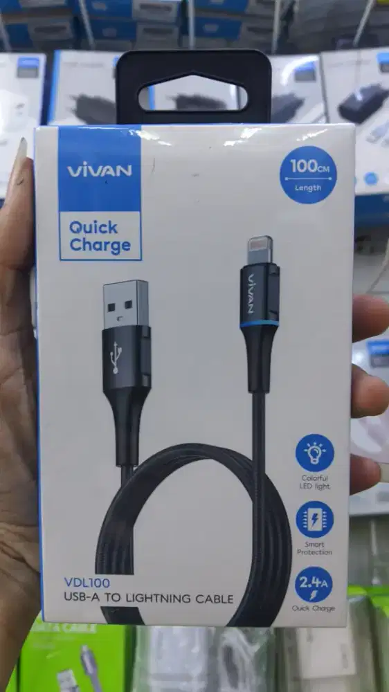 KABEL DATA IPHONE VIVAN VDL100