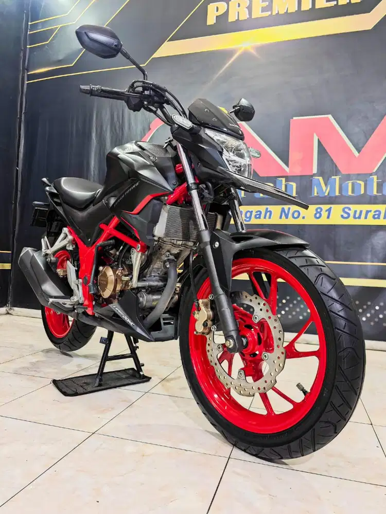Honda CB150R SE STREET FIRE TH 2020 hitam doff super cakep