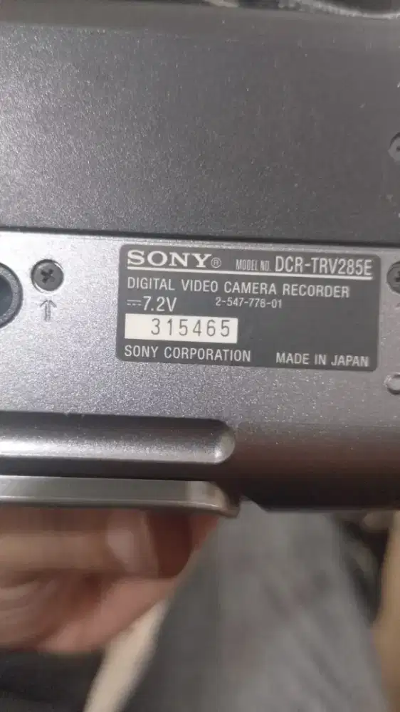 Handycam video tipe RTV285E