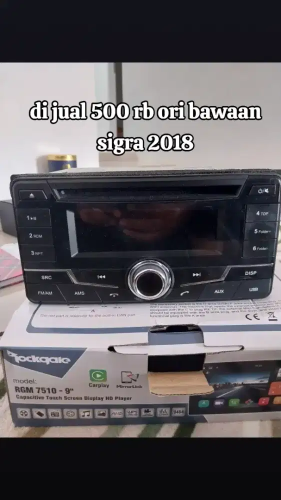 Tape bawaan sigra R thn 2018