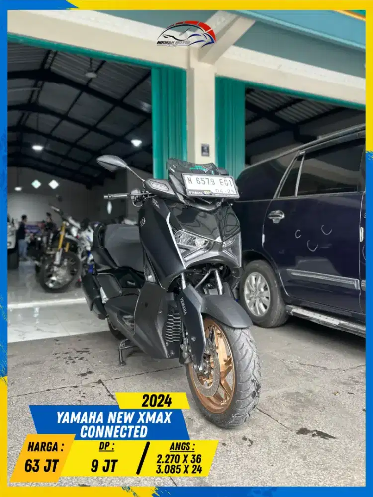 YAMAHA XMAX NEW CONNECTED 2024 READY MASZEHH HIKMAH MOTOR KEPUH MALANG
