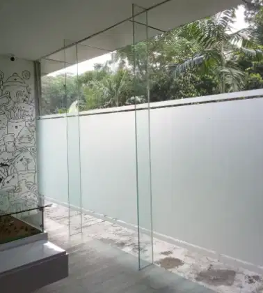 sunblasting stiker Kaca Film Kantor Sticker Oneway kacafilm rumah toko