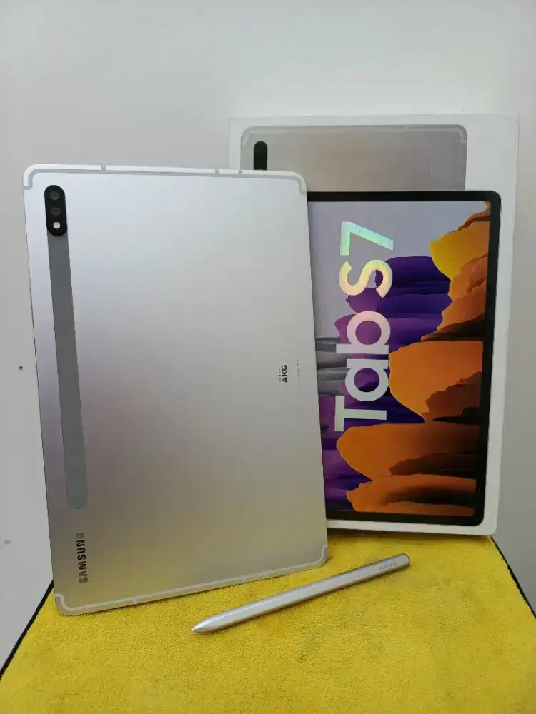 Samsung TAB S7 5G 6/128 Resmi Sein, Fullset Ori, Mulus, Nominus