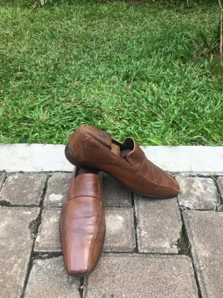 Sepatu Second Slip On Original Kulit Andrew